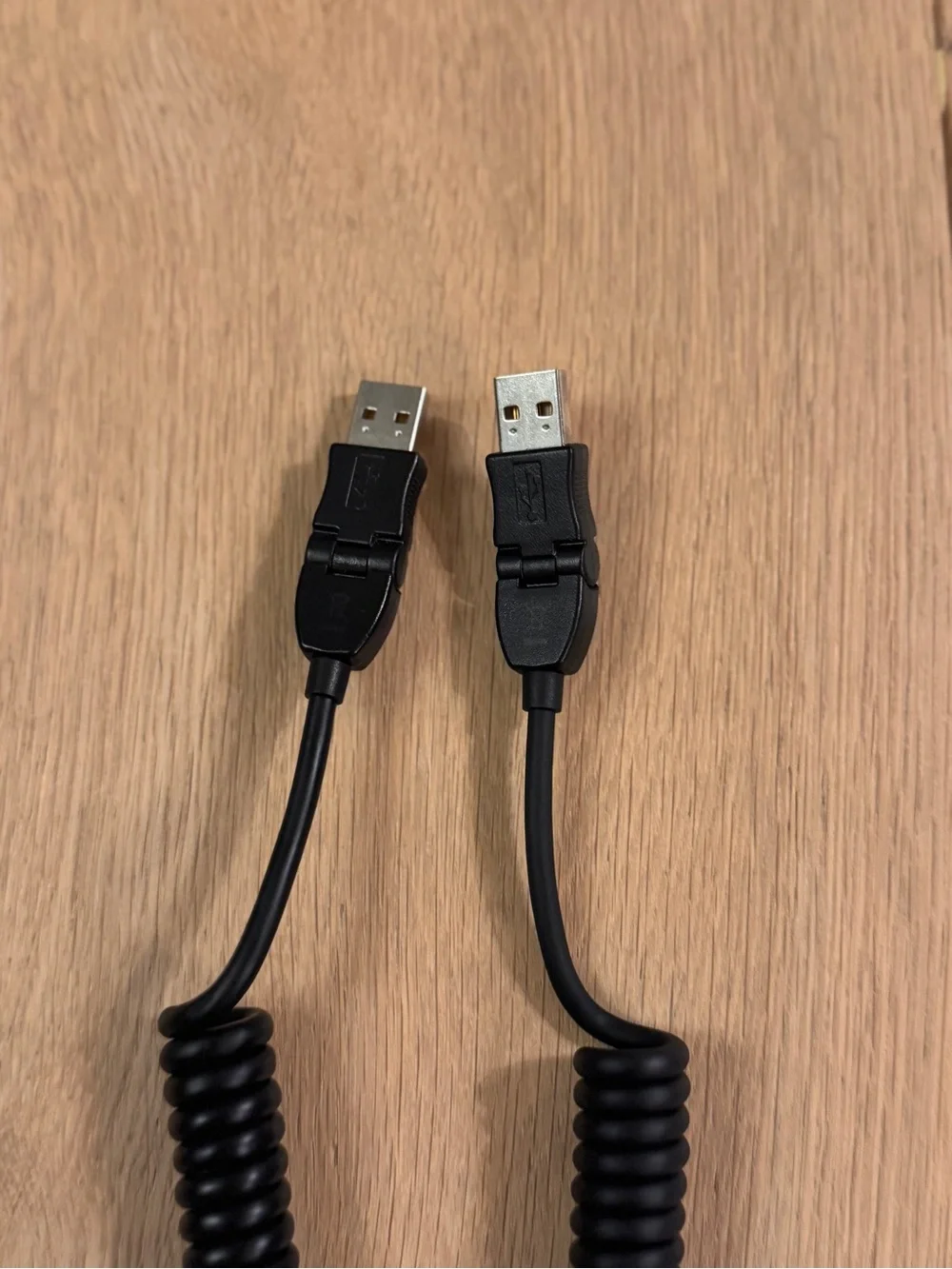 Set of Coiled USB to Lightning & USB-C Charging Cables
